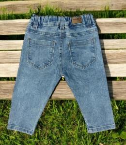 Jeans Premium Mom Bebe Arenado Verdoso Roturas - Miniatura 2