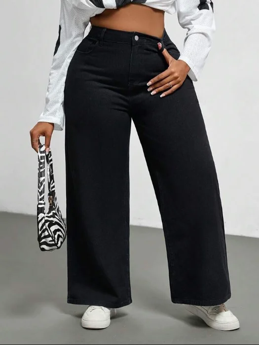 Jeans Grandes Wide Leg  Pantalón Especial Ancho  Promos Mayoristas