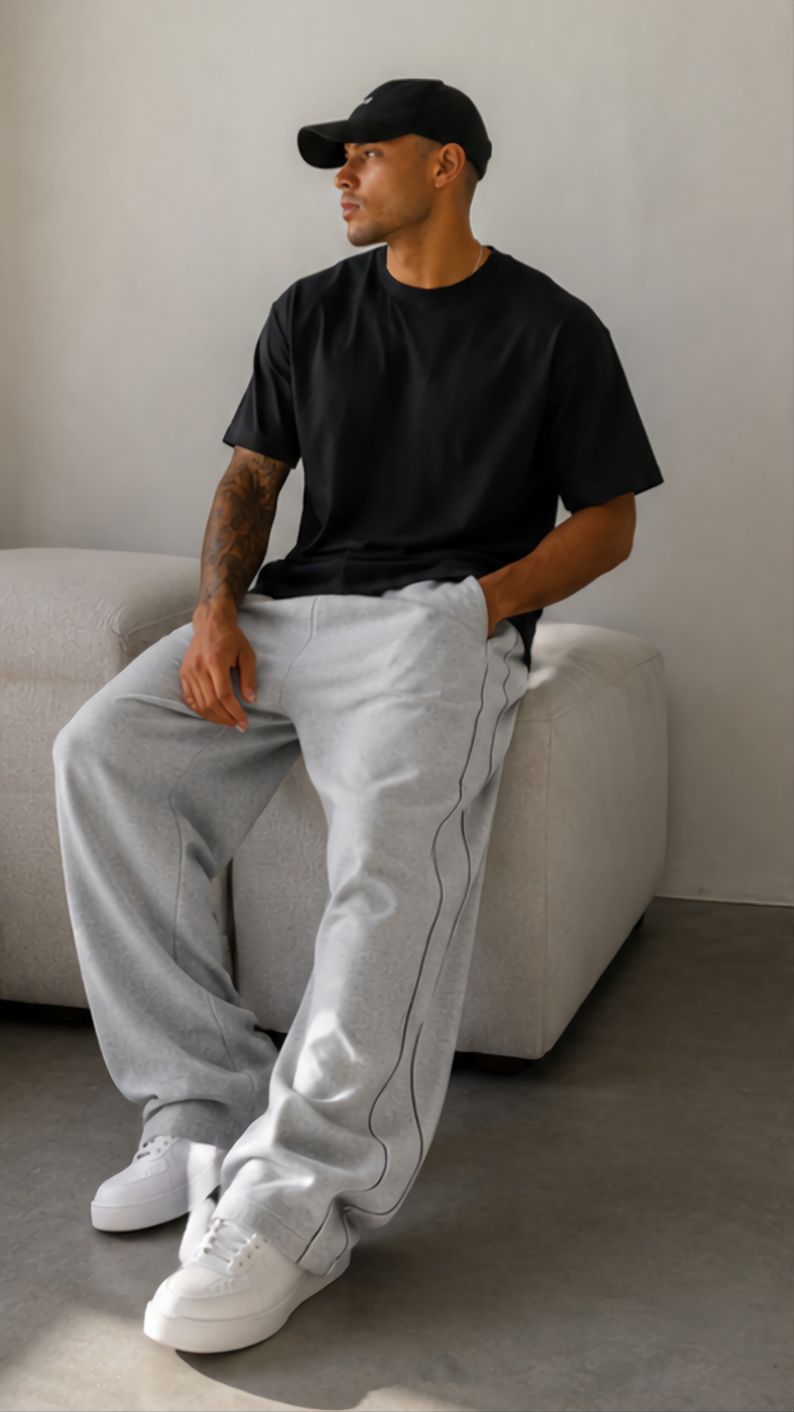 Baggy Venas Peinada Regulable Pesada - Imagen 3