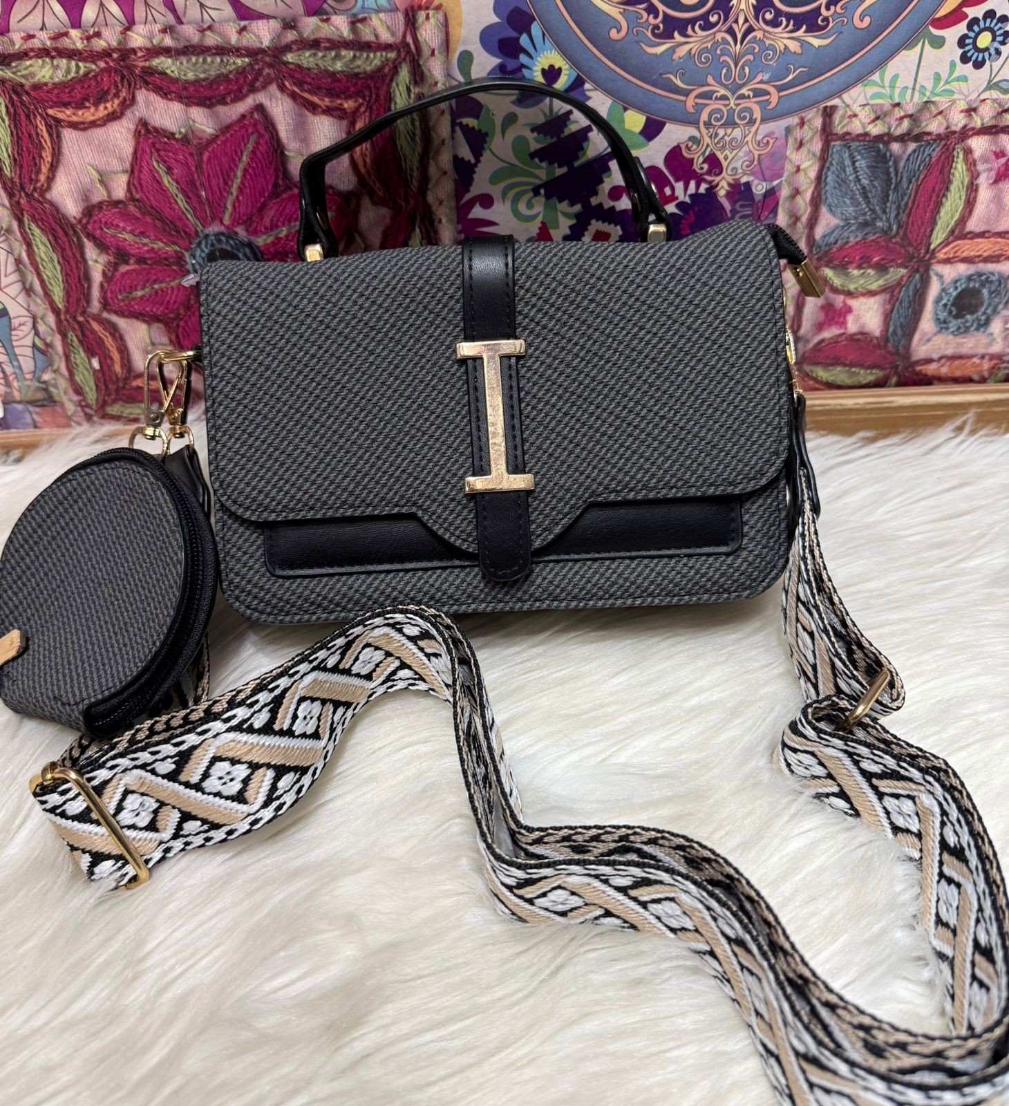 Nuevo Morral de Carterita con Monedero - Imagen 4