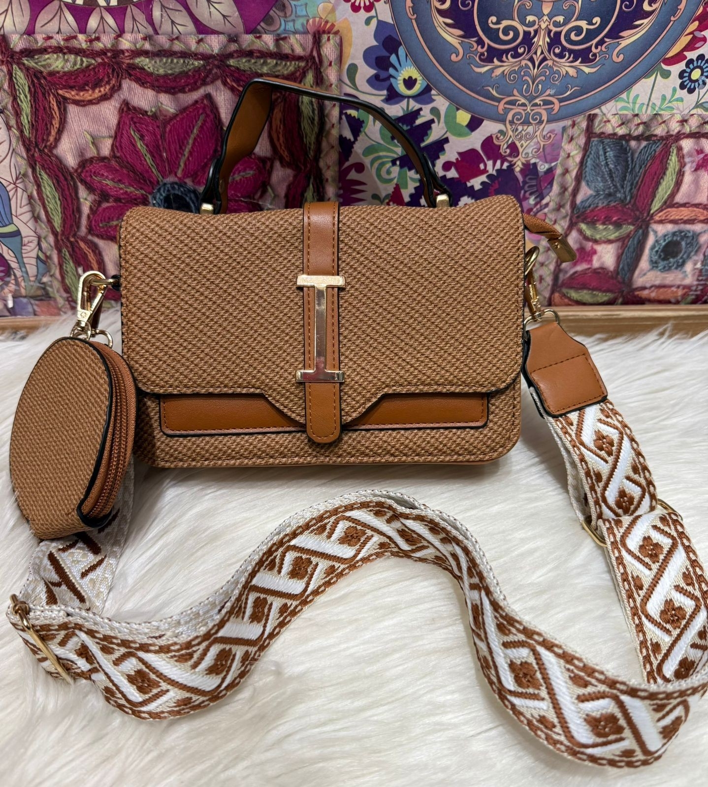 Nuevo Morral de Carterita con Monedero - Imagen 5