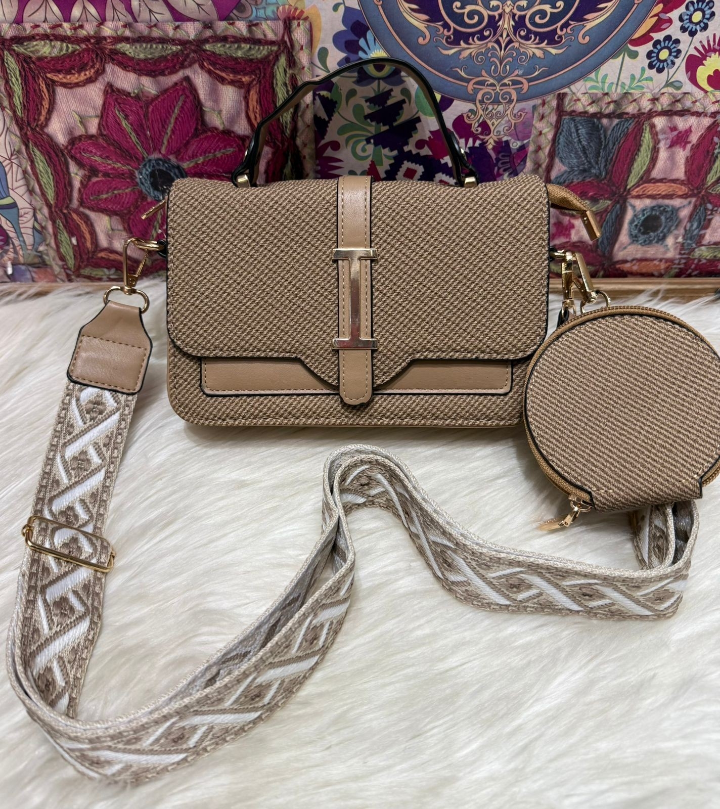 Nuevo Morral de Carterita con Monedero - Imagen 7