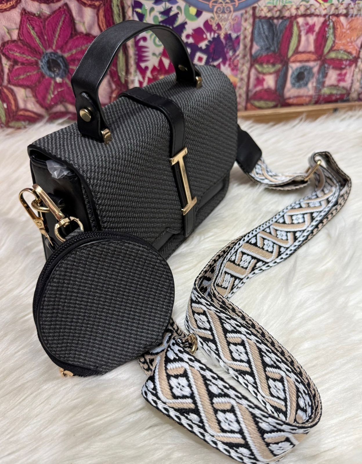 Nuevo Morral de Carterita con Monedero - Imagen 8