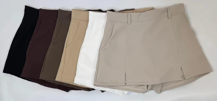 Pollera Short Sastrero con Dos Tajos