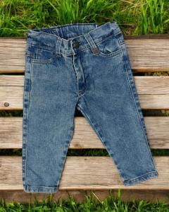 Jeans Premium Mom Bebe Verdoso Arenado