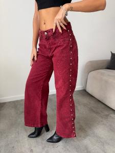 Wide Leg Tiro bajo Bordo