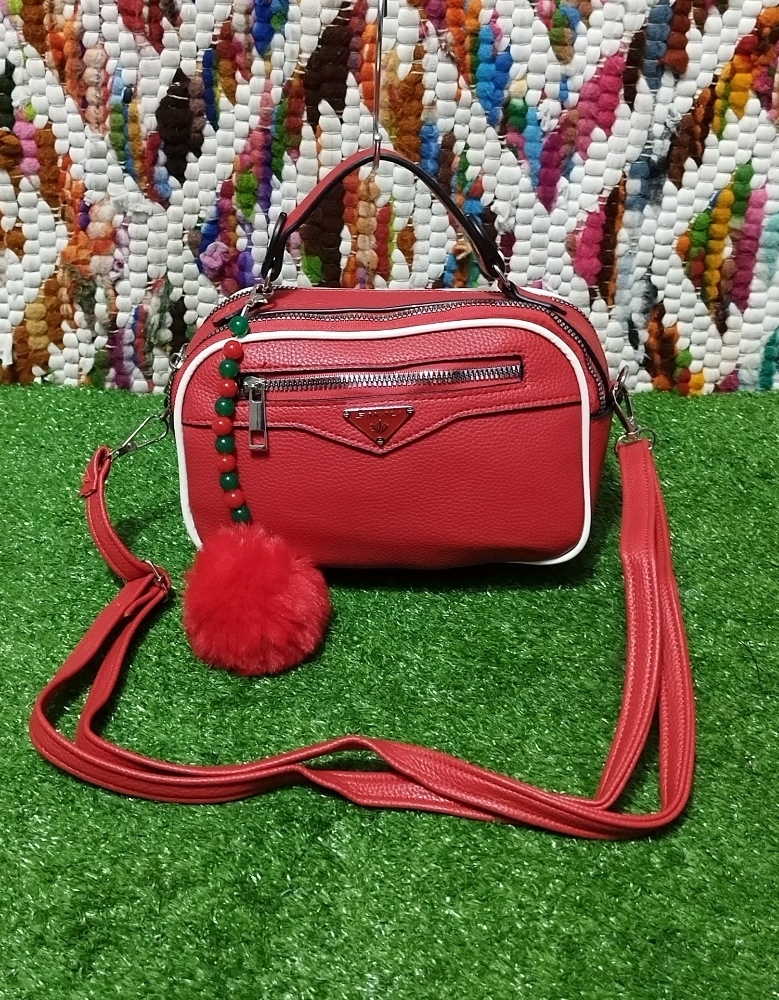 Carterita Morral de Cuero Pu - Imagen 1