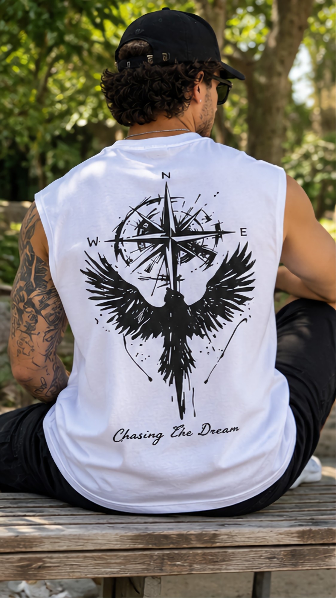 Musculosa Peinada Estampada - Imagen 2