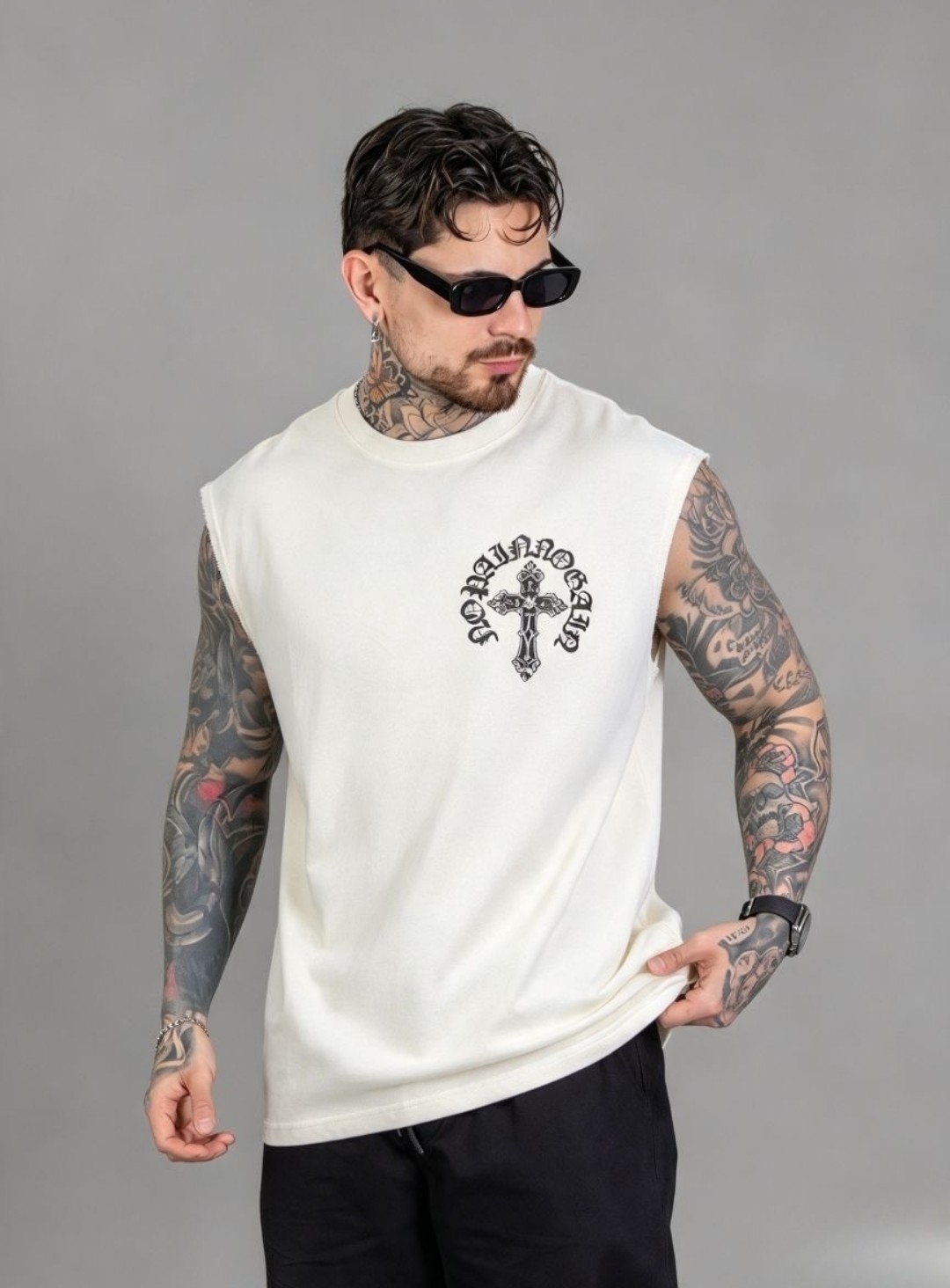 Musculosa Peinada Estampada - Imagen 6