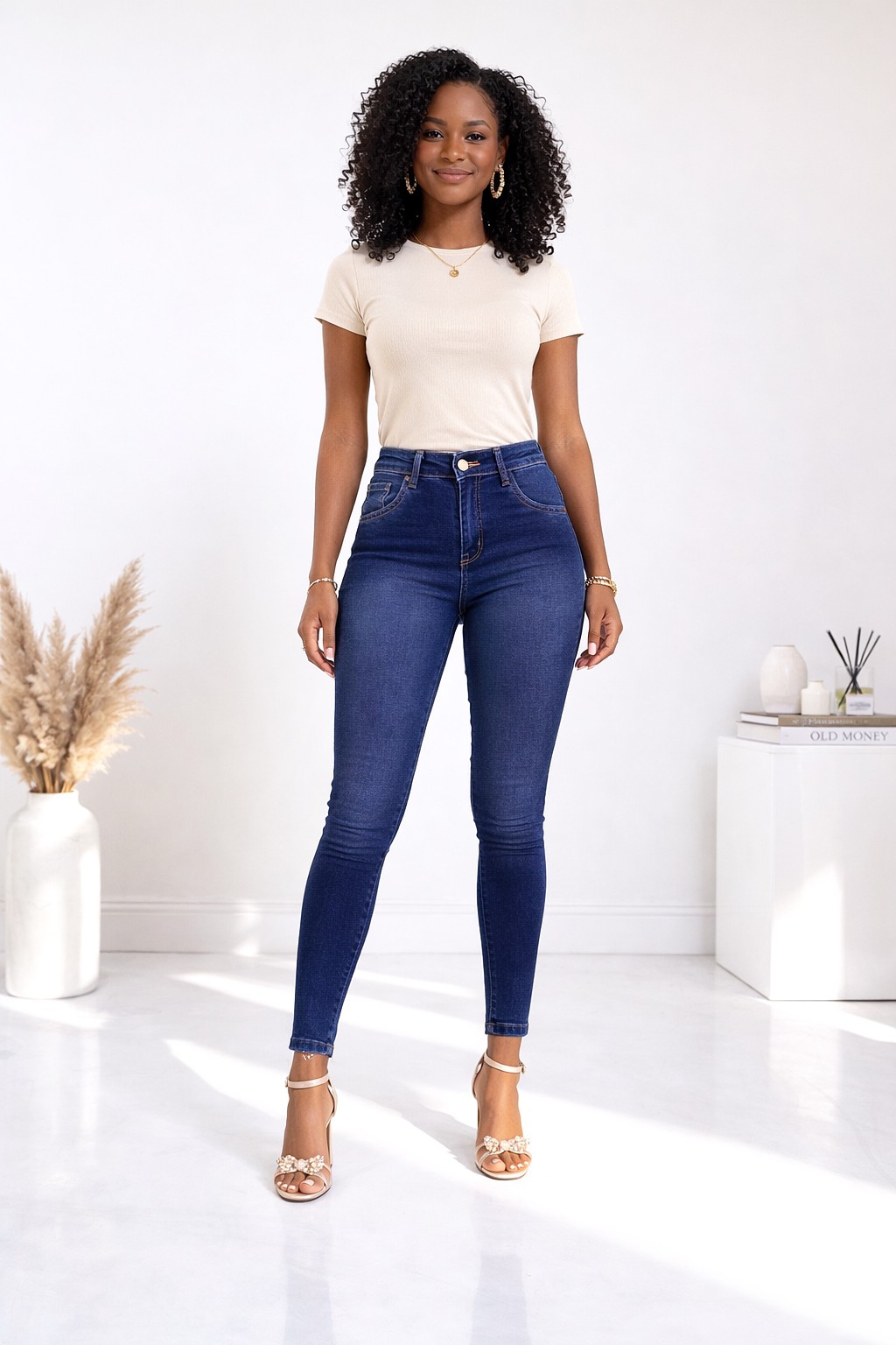 Jeans Chupin Azul Dama Pantalones Skinny Mujer 2000's Promos Mayoristas Hotsale - Imagen 2