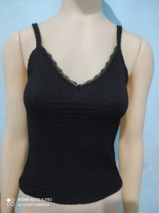 Remerita Escote V con Puntilla de Bruselas - Miniatura 2