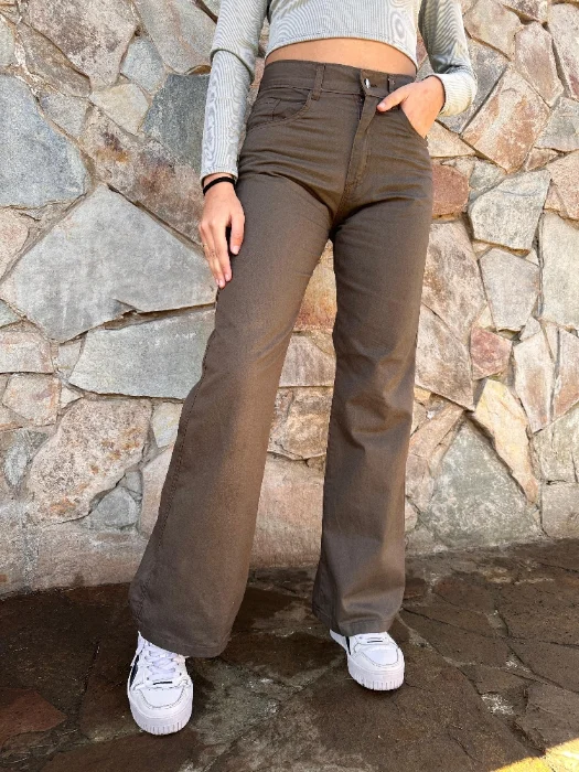 Wideleg Gabardina