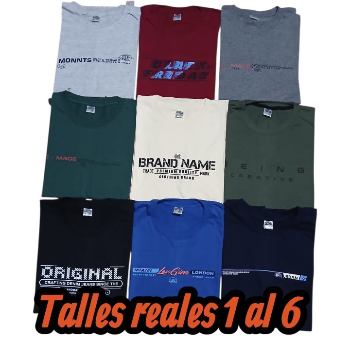 Remeras Algodon Peinado Calidad 24,1 - Imagen 2