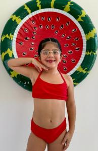 Top de Malla para Nena (lisos Surtidos)