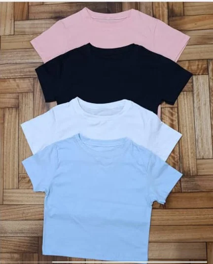 Remeras Baby Tee Algodón Peinado 24.1
