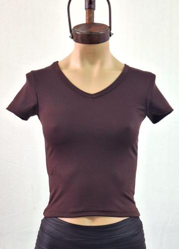 Remera Cuello V por Talle Modal Soft 2026