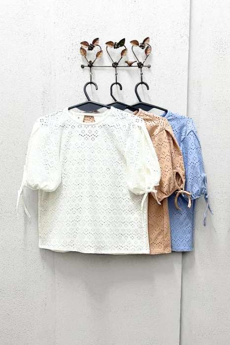 Blusa Belen Broderie Lycra