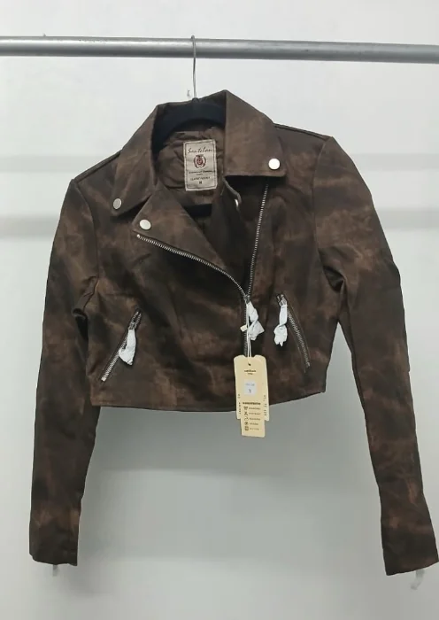 Campera Eco Cuero Santelon Batik