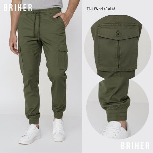 Jogger Cargo Gabardina