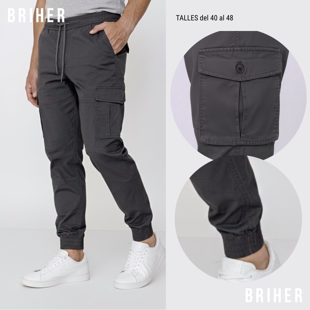 Jogger Cargo Gabardina - Imagen 2