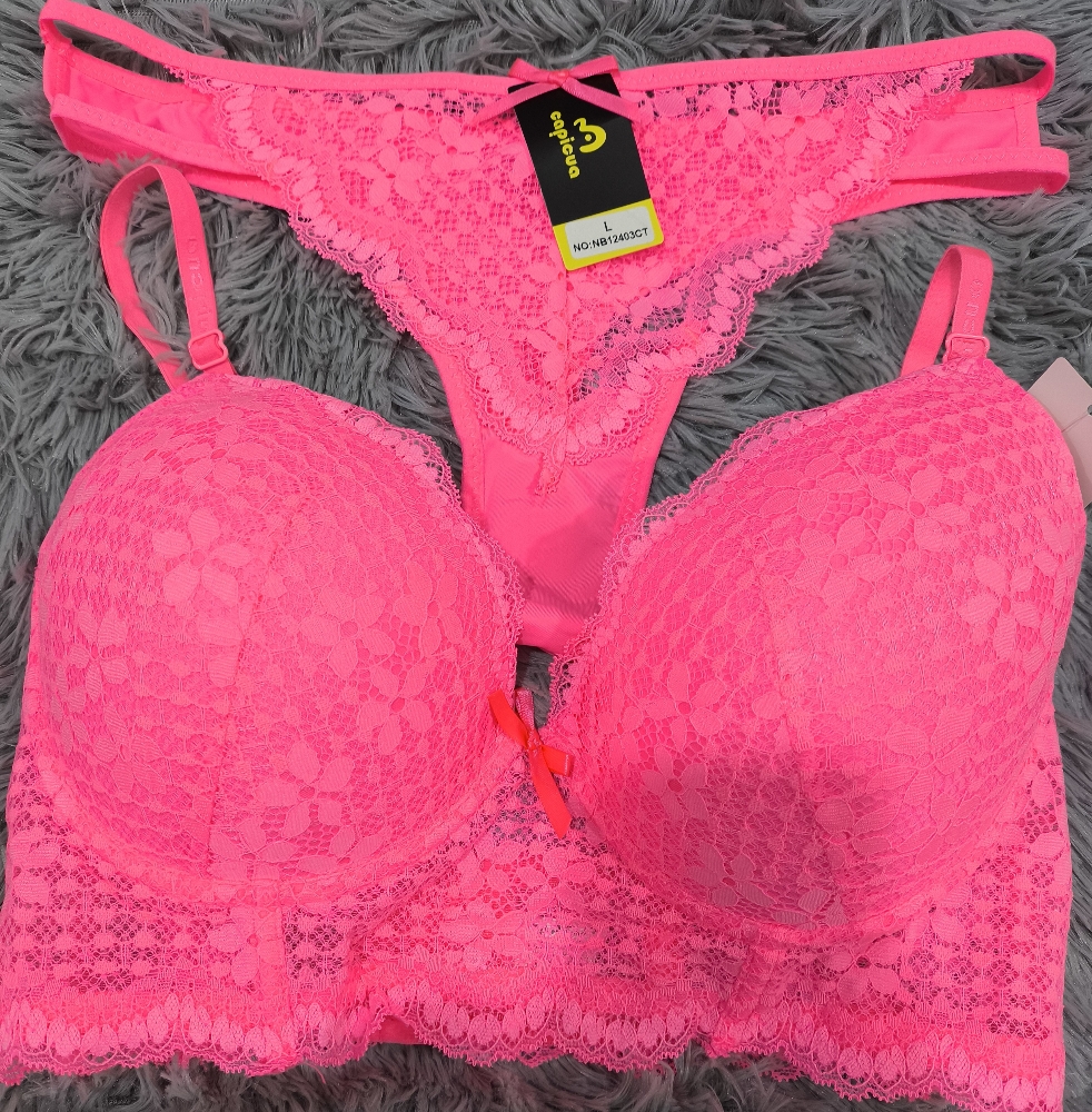 Conjunto Encaje Copa C - Imagen 1