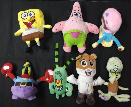 Peluches de Bob Esponja y Sus Amigos