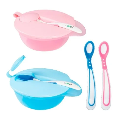 Plato Bowl con Cuchara Cambia Color Art 9170