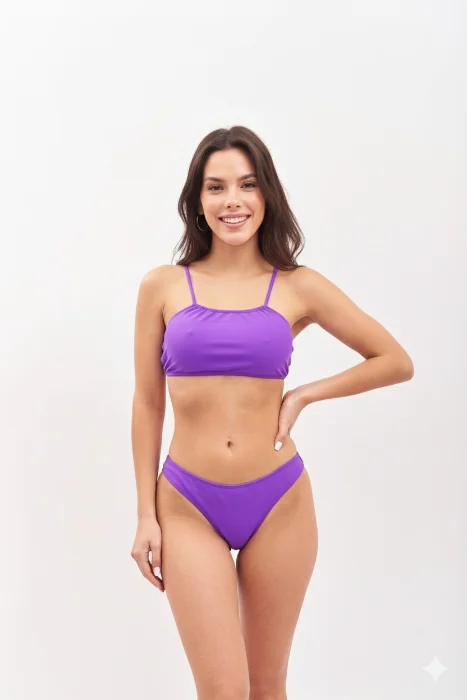 Bikini Soft Tipo Top con Espalda Cruzada Art 16000