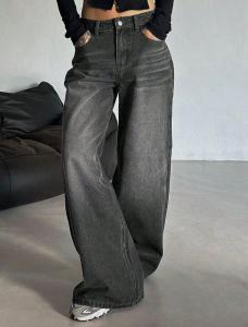 Wide Leg con Bigotes