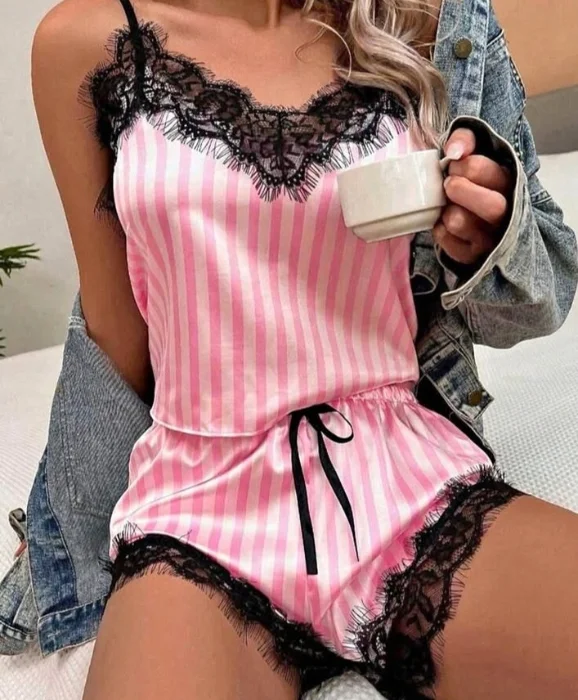 Pijamas Raso Importado Victoria S'  Secret