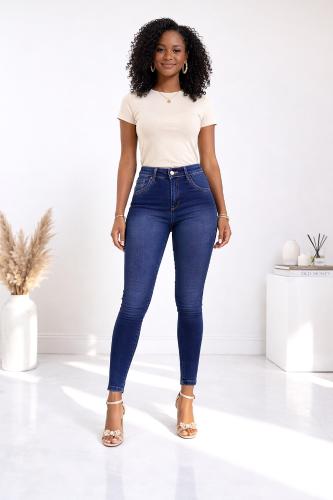 Jeans Chupin Azul Dama  Pantalones Skinny Mujer  Promos Hotsale Descuentos Mayoristas - Miniatura 1