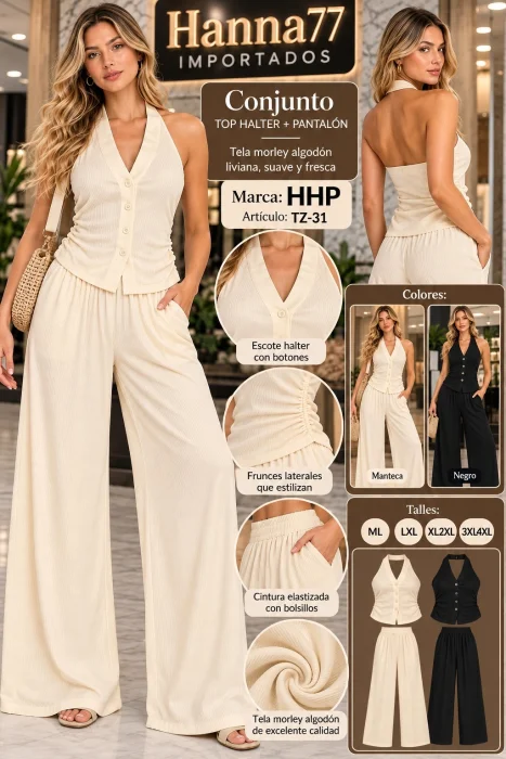 Conjunto Importado  Hhp de Morley Algodón