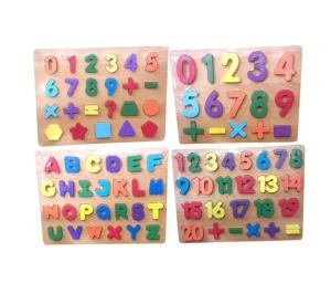 Letras y Números de Encastre de 30x23cm