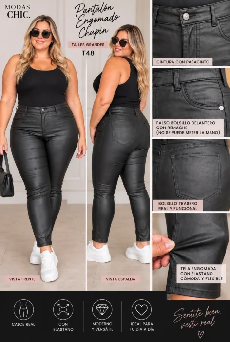 Pantalón Engomado Talles Especiales