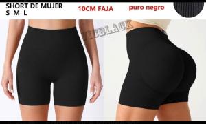 Shorts Vicblack Prelavado Solo Negro