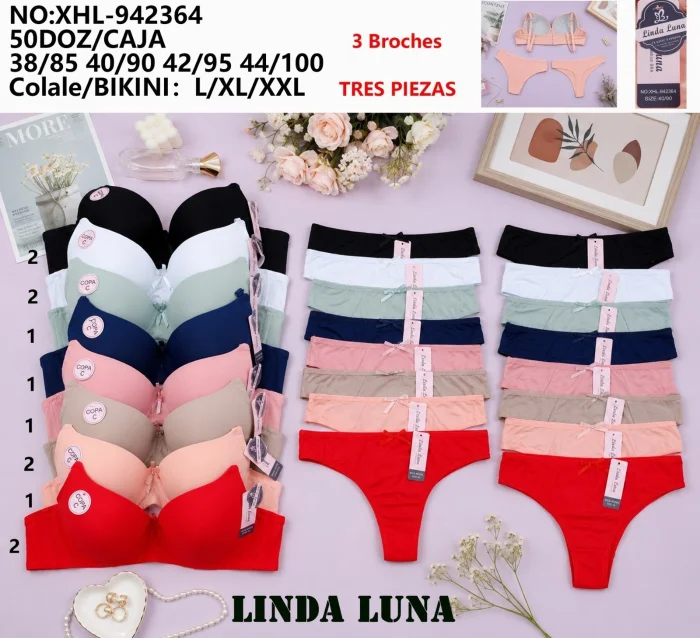 Conjunto 3 Piezas Microfibra con Base