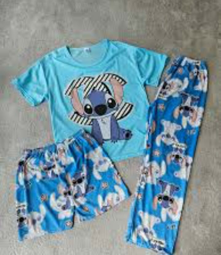 Conjunto Pijama Mujer de 3 Piezas - Imagen 2