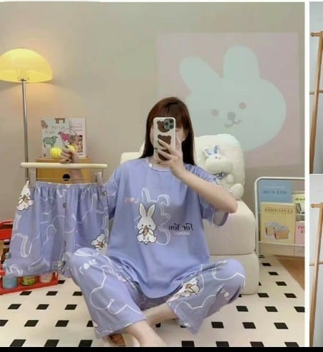 Conjunto Pijama Mujer de 3 Piezas - Imagen 3
