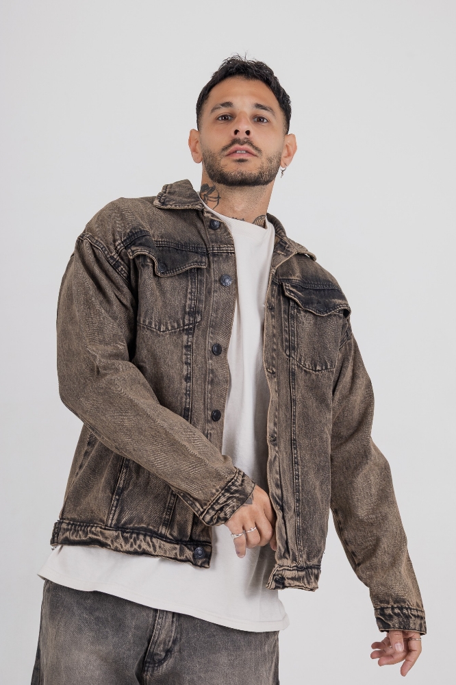 Camperas Jeans Oversize de Hombre - Imagen 4