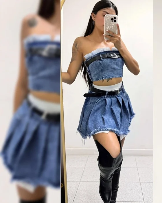 Conjuntos de Jeans 3 Piezas