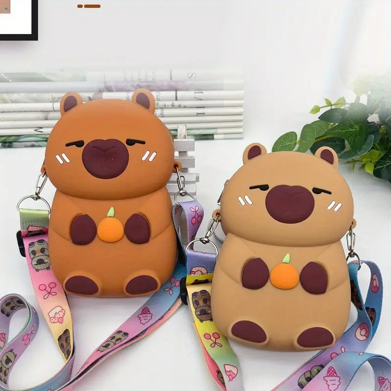 Morral - Cartera Capibara 13cm X 8cm X 3cm - Imagen 2