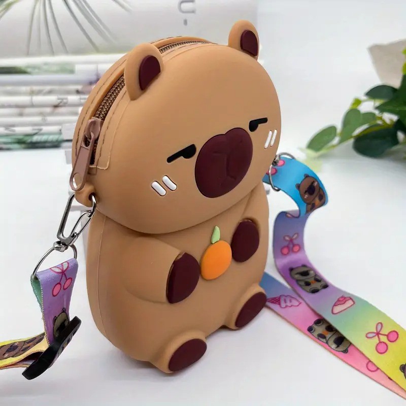 Morral - Cartera Capibara 13cm X 8cm X 3cm - Imagen 3