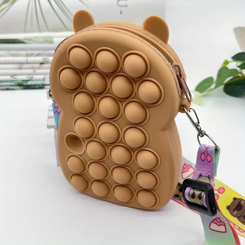 Morral - Cartera Capibara 13cm X 8cm X 3cm - Imagen 4