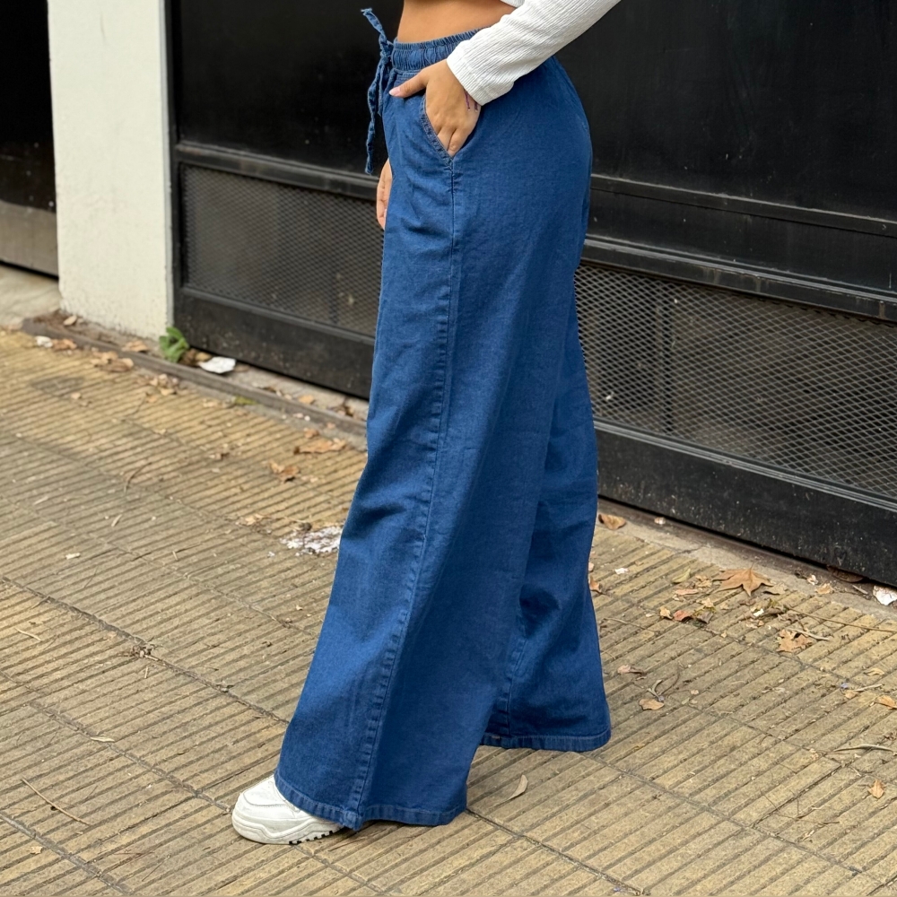 Palazo "c/elástico" en Jean Rígido - Imagen 2