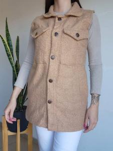 Maxi Chaleco Paño Ivonne - Miniatura 3