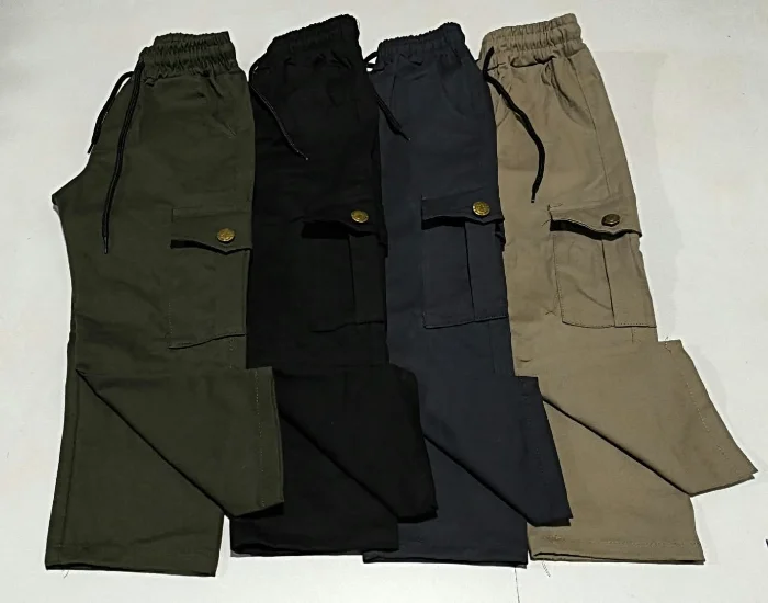 Cargo Recto Gabardina Elastizada