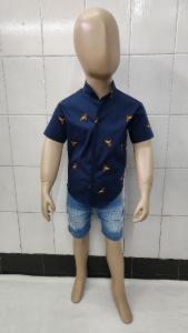 Camisas Elastizada Importado de Bebé Cuello Mao - Miniatura 2
