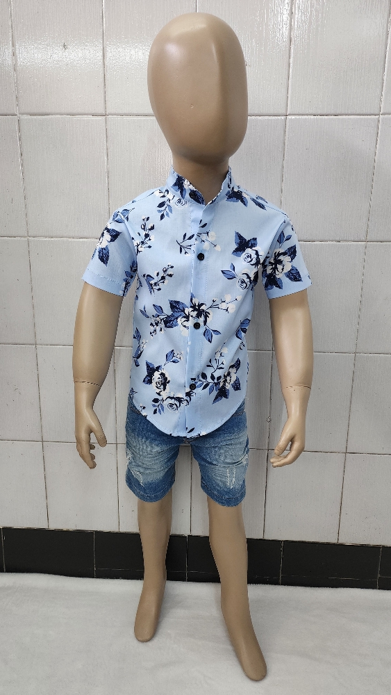 Camisas Elastizada Importado de Bebé Cuello Mao - Imagen 5