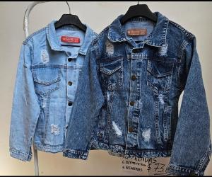 Campera Jean Azul  Rígido Unisex
