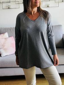 Remera Crep Manga Larga